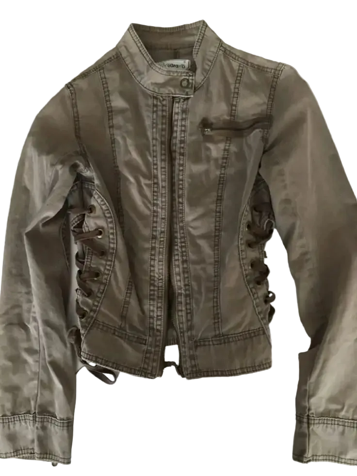 Green Zipper Jacket