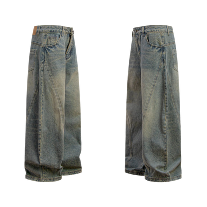 Washed Baggy Jeans
