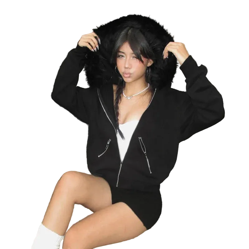 Fur Hoodie
