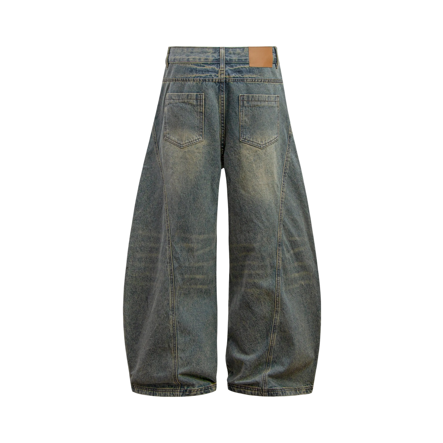 Washed Baggy Jeans