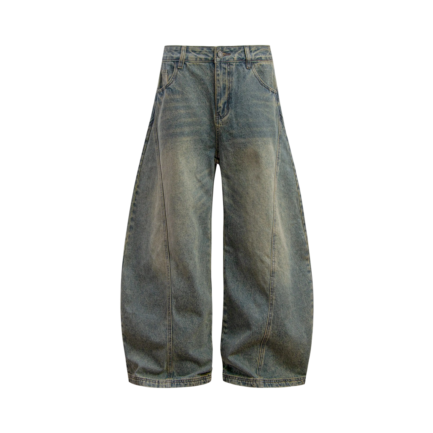 Washed Baggy Jeans