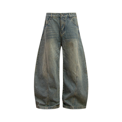 Washed Baggy Jeans