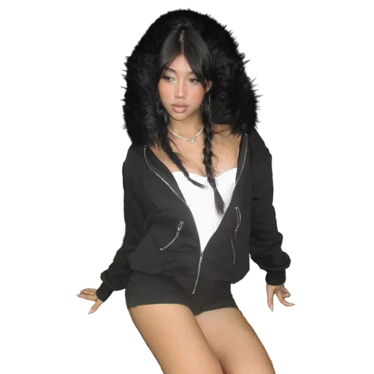 Fur Hoodie