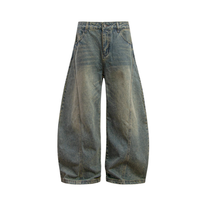 Washed Baggy Jeans