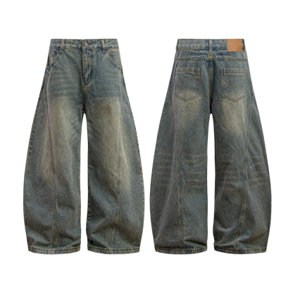 Washed Baggy Jeans
