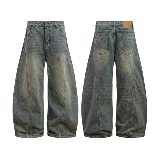 Washed Baggy Jeans
