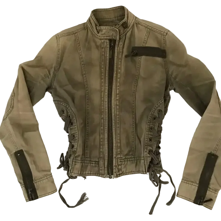 Green Zipper Jacket