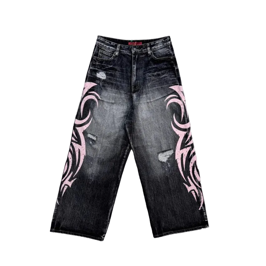 Pink Graphip Jeans
