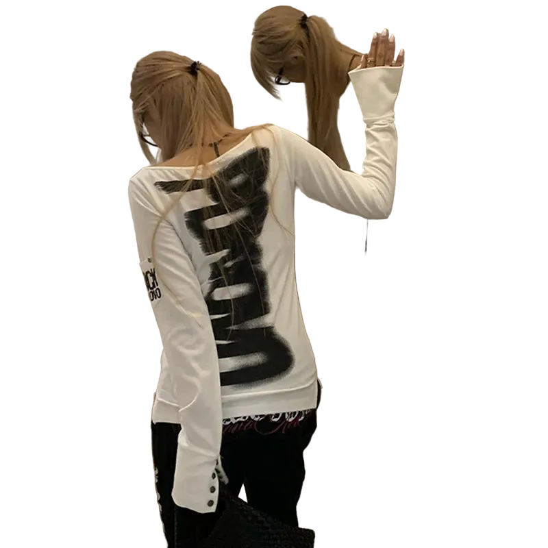 Print Shirt Long Sleece