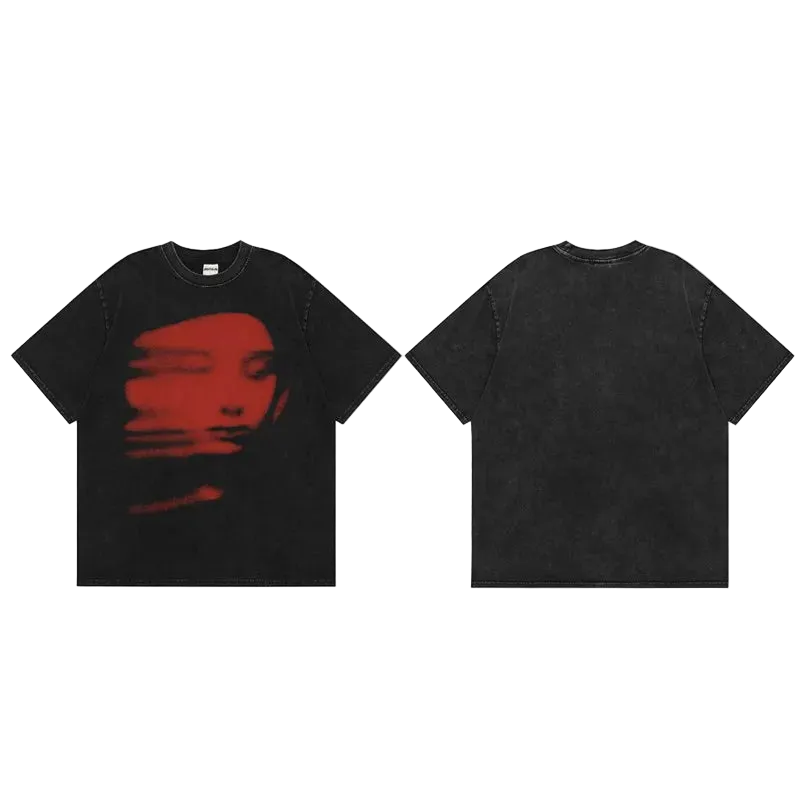 Black Streetwear T-shirt