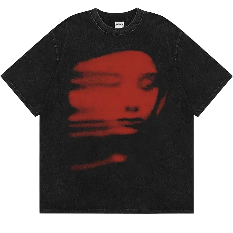 Black Streetwear T-shirt