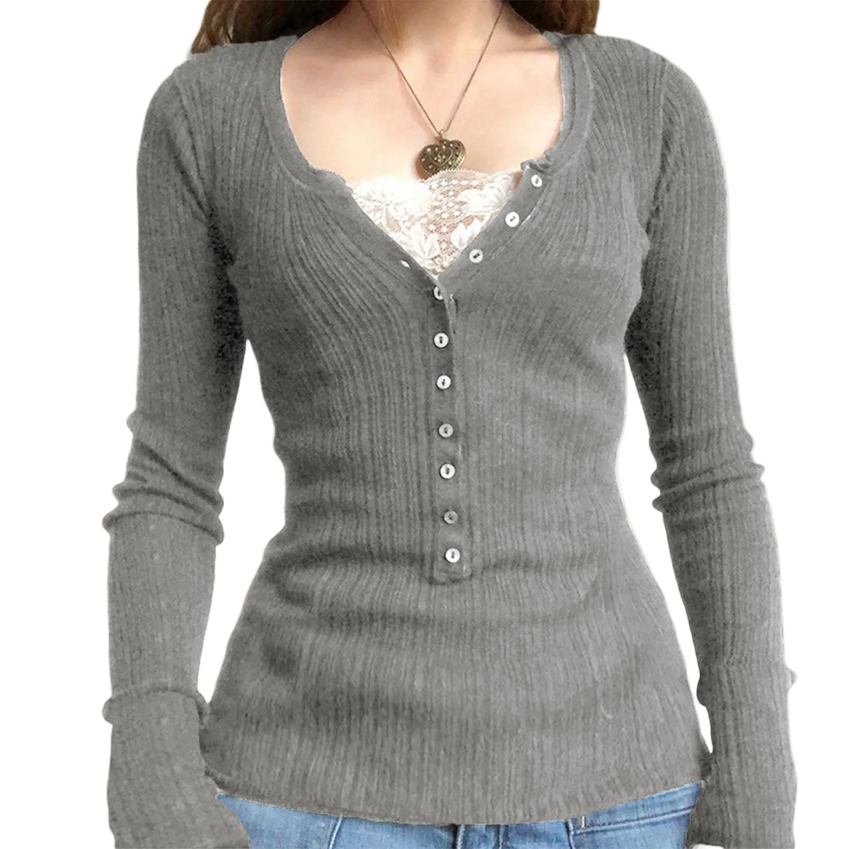 Button Front Top