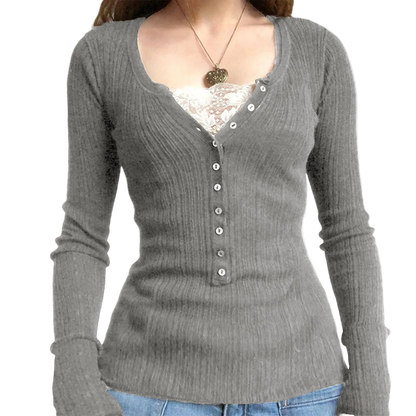Button Front Top