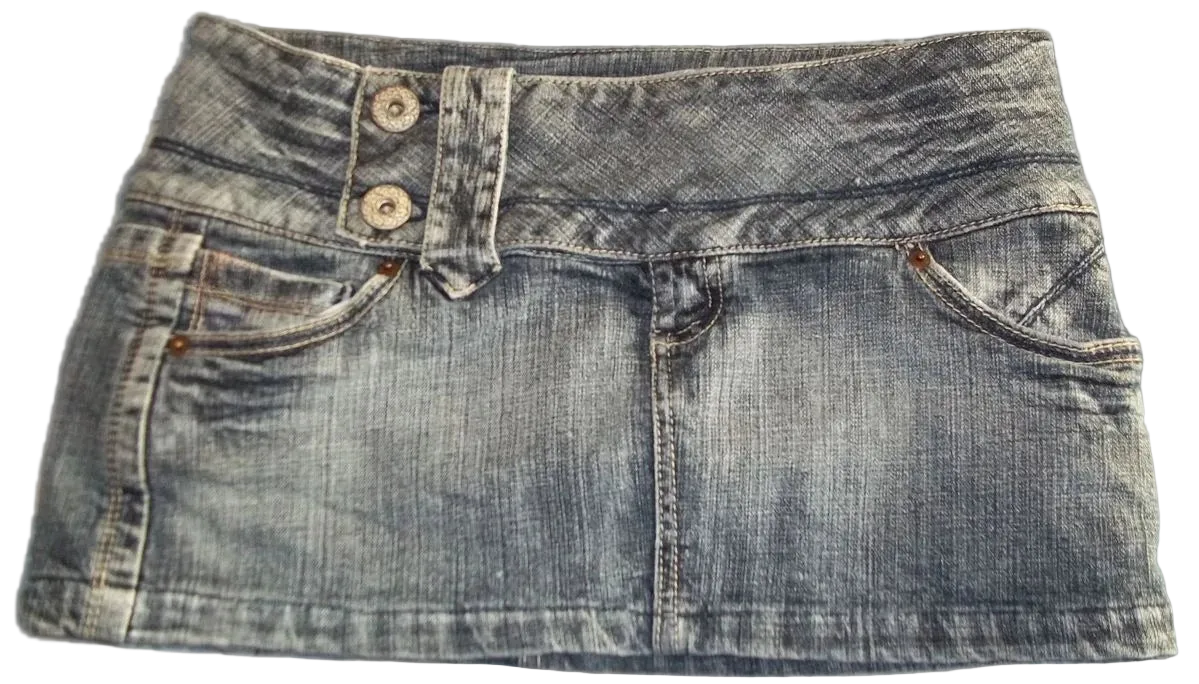 Y2K Denim Skirt