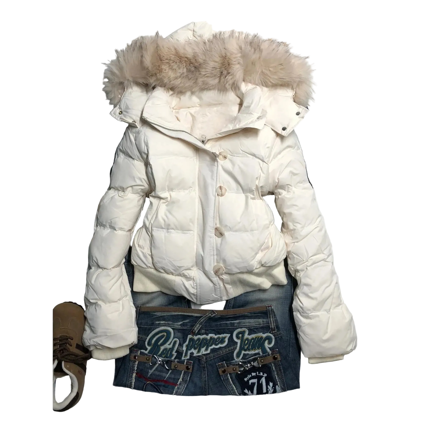 Fur Collar Coat