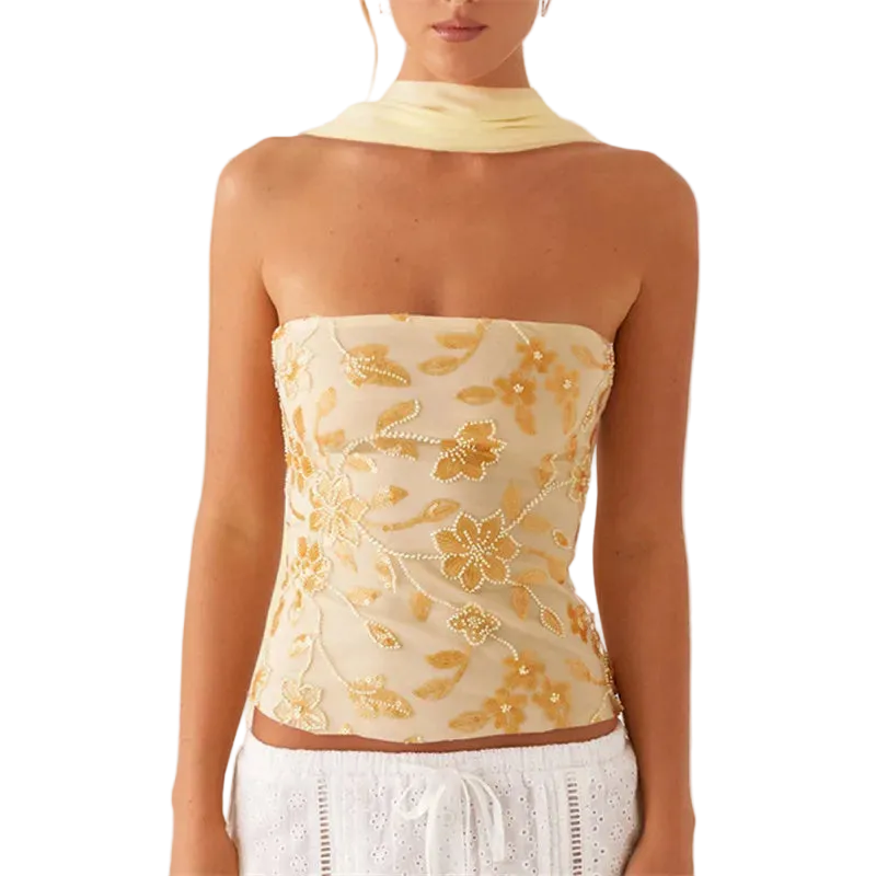 Sequin Tube Top