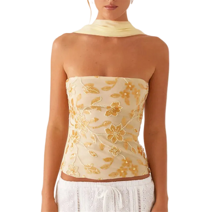 Sequin Tube Top