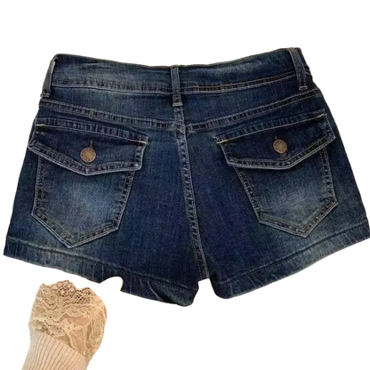 Retro Blue Shorts