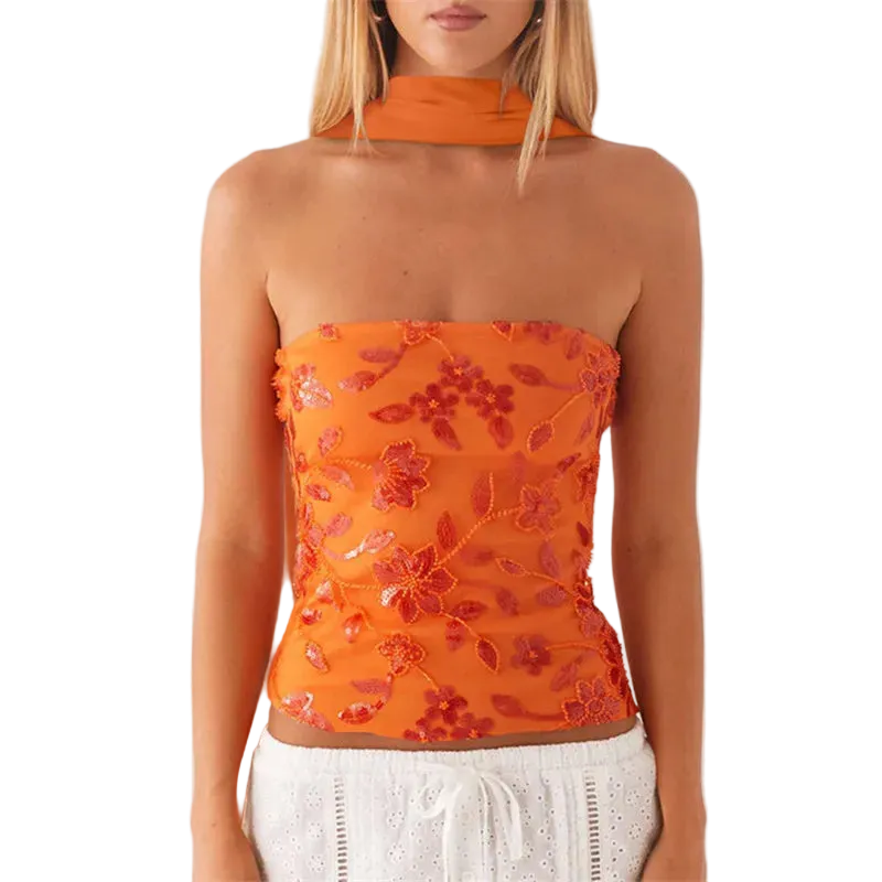 Sequin Tube Top