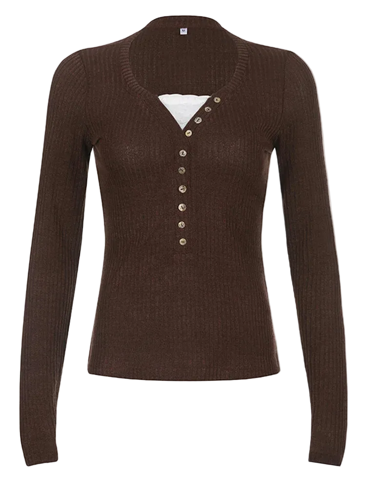 Button Front Top