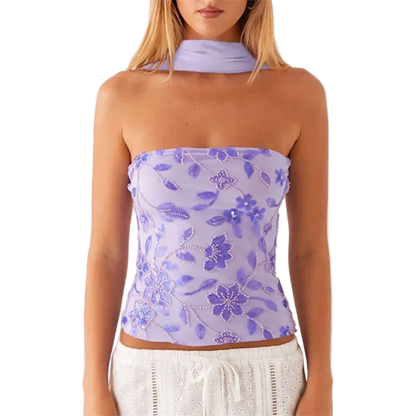 Sequin Tube Top