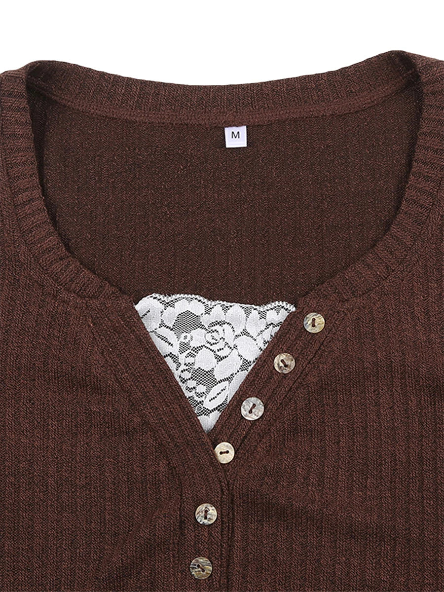 Button Front Top