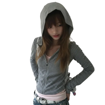Striped Hoodie