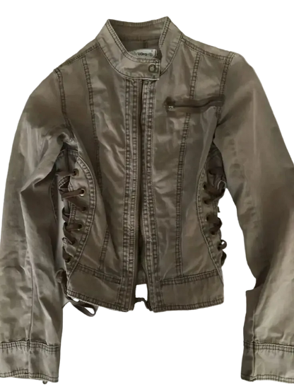 Green Zipper Jacket