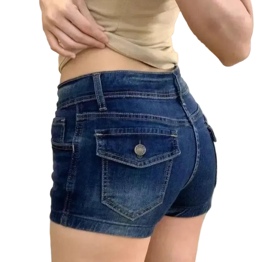 Retro Blue Shorts