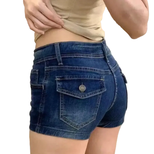 Retro Blue Shorts