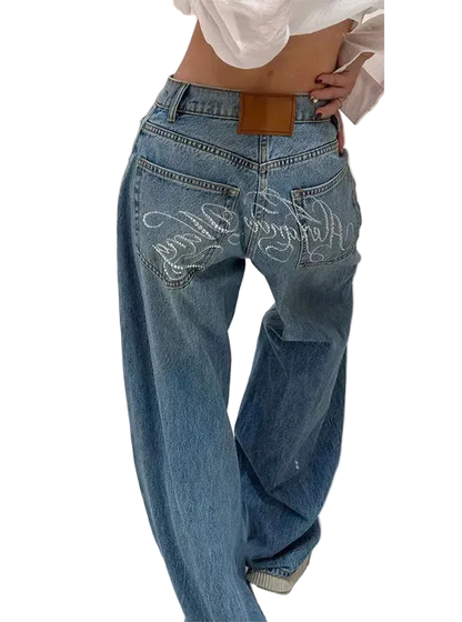 Rhinestone Jeans