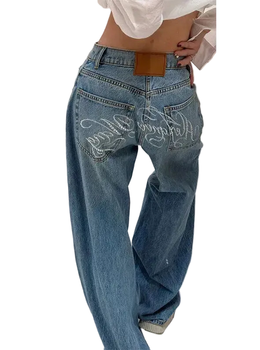 Rhinestone Jeans