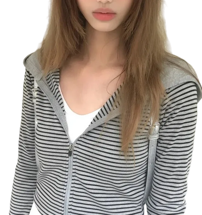 Striped Hoodie