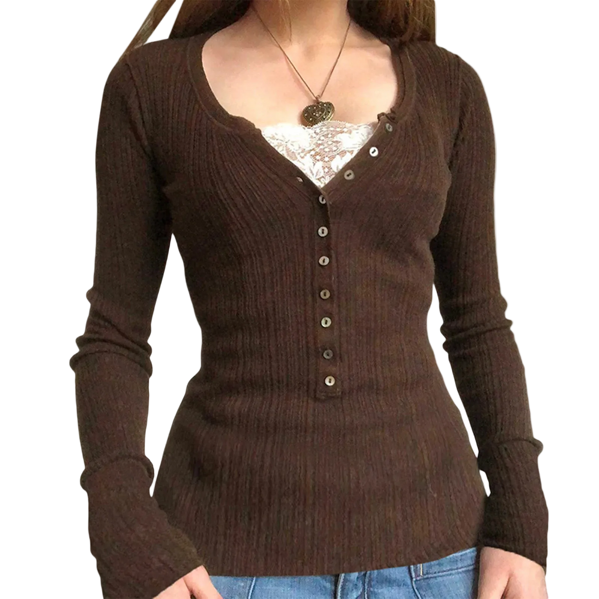 Button Front Top