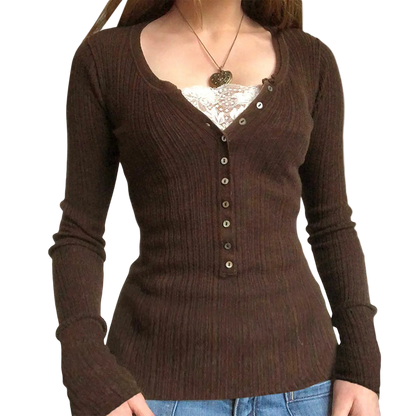 Button Front Top