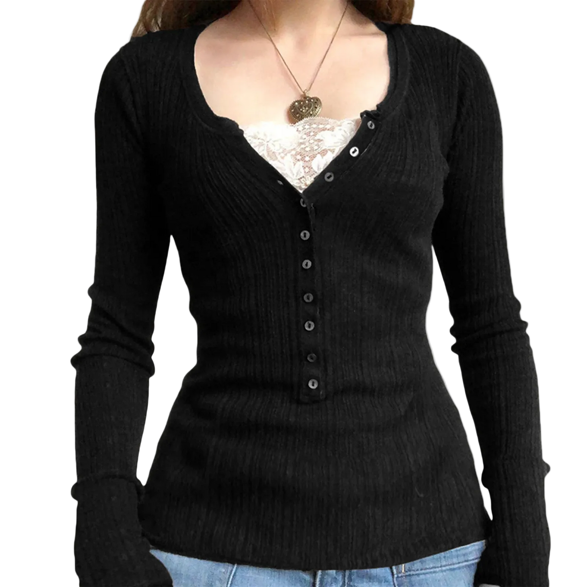 Button Front Top