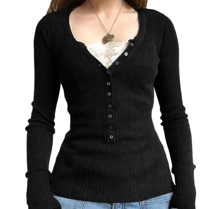 Button Front Top