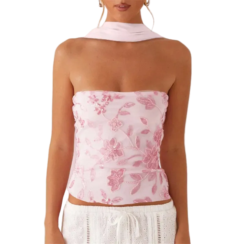 Sequin Tube Top