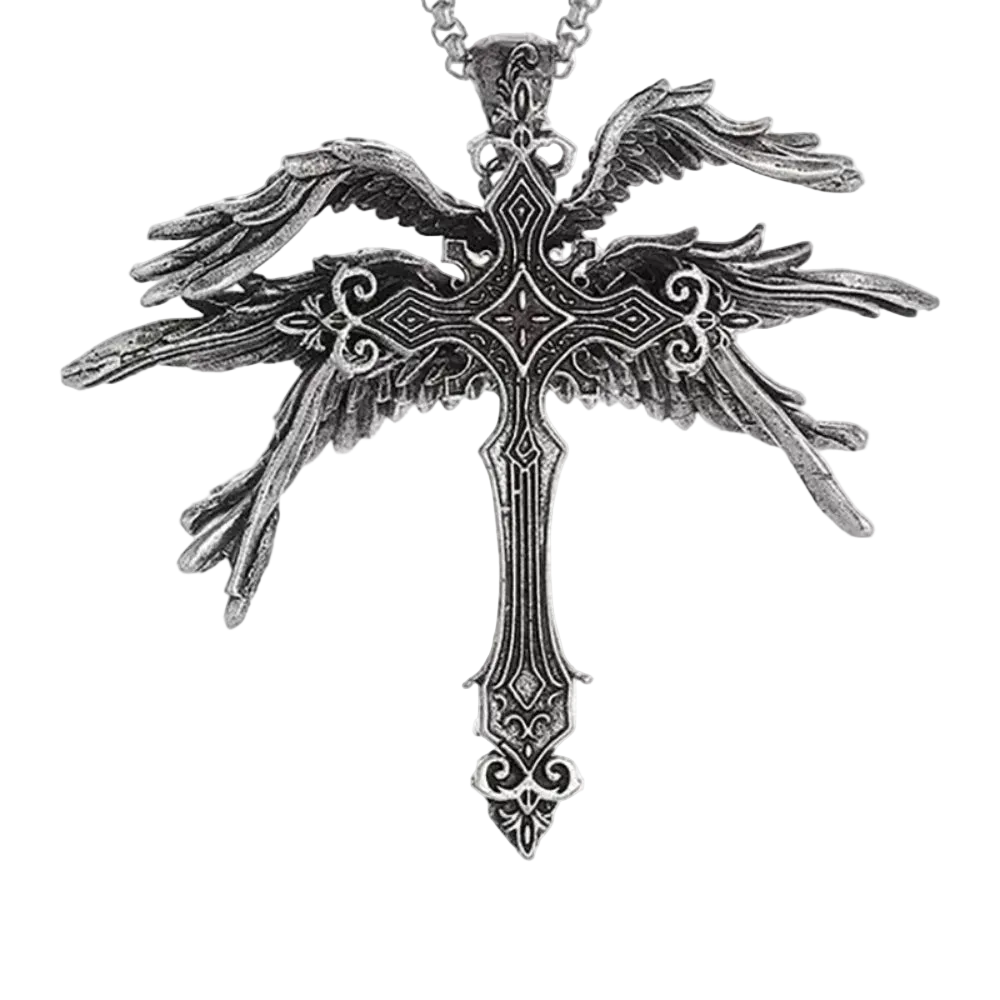 Wings Cross Necklace