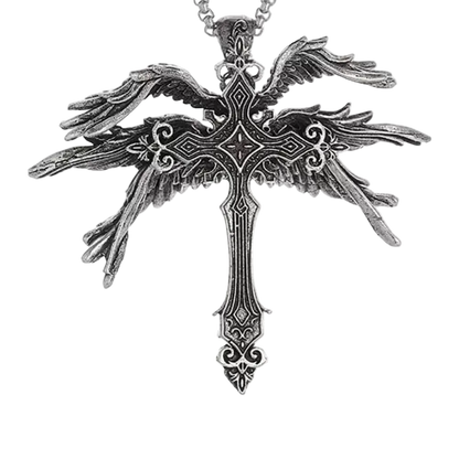 Wings Cross Necklace