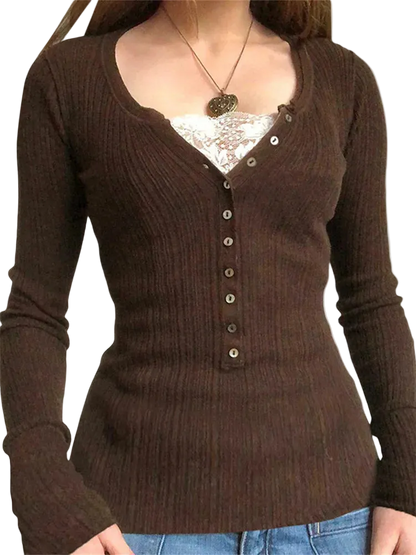 Button Front Top