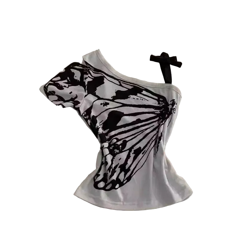 T-shirt Y2k Short Sleeve