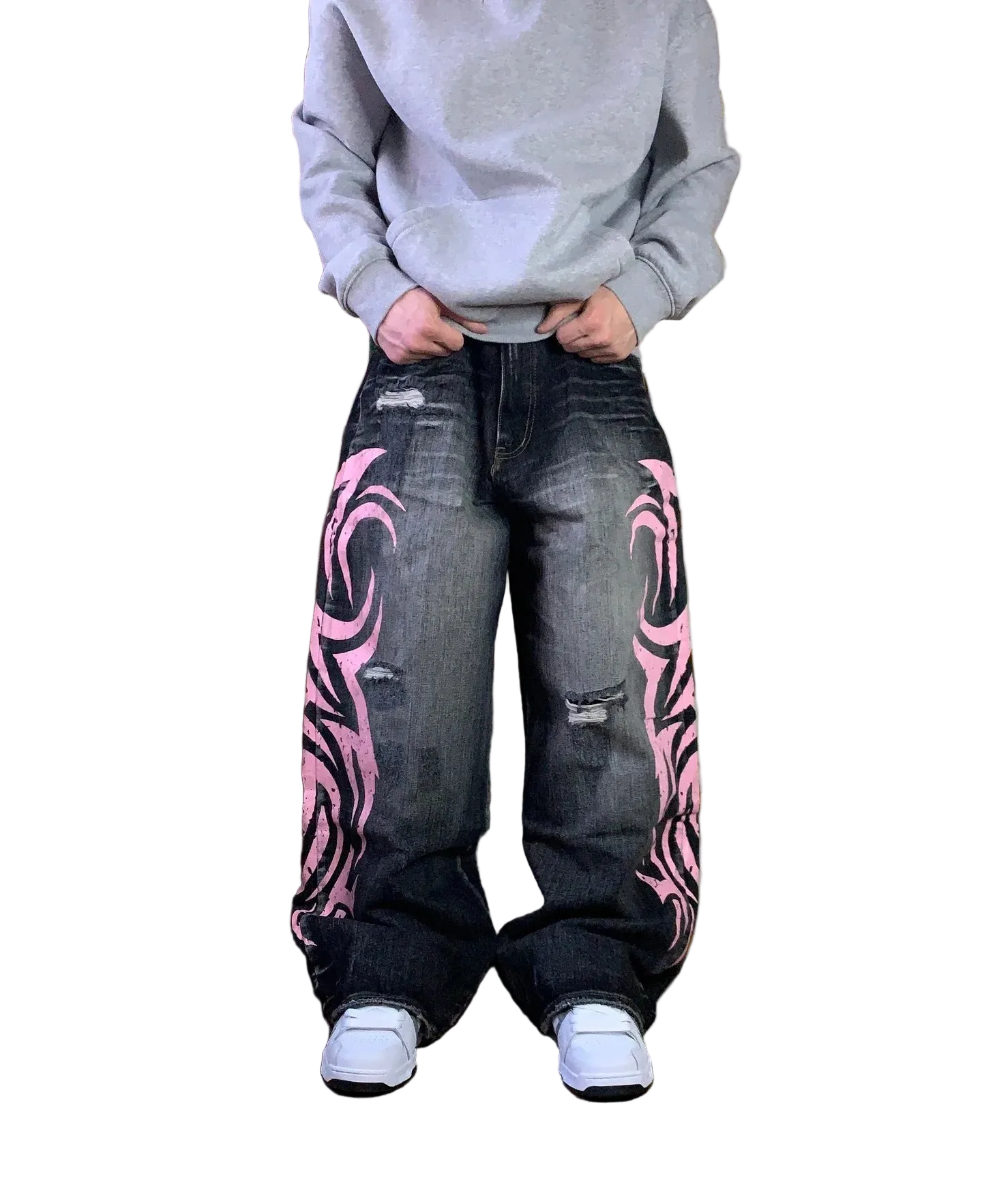 Pink Graphip Jeans