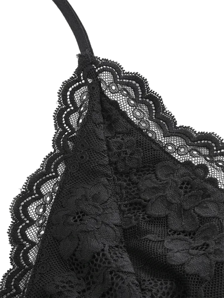 Black Lace Top
