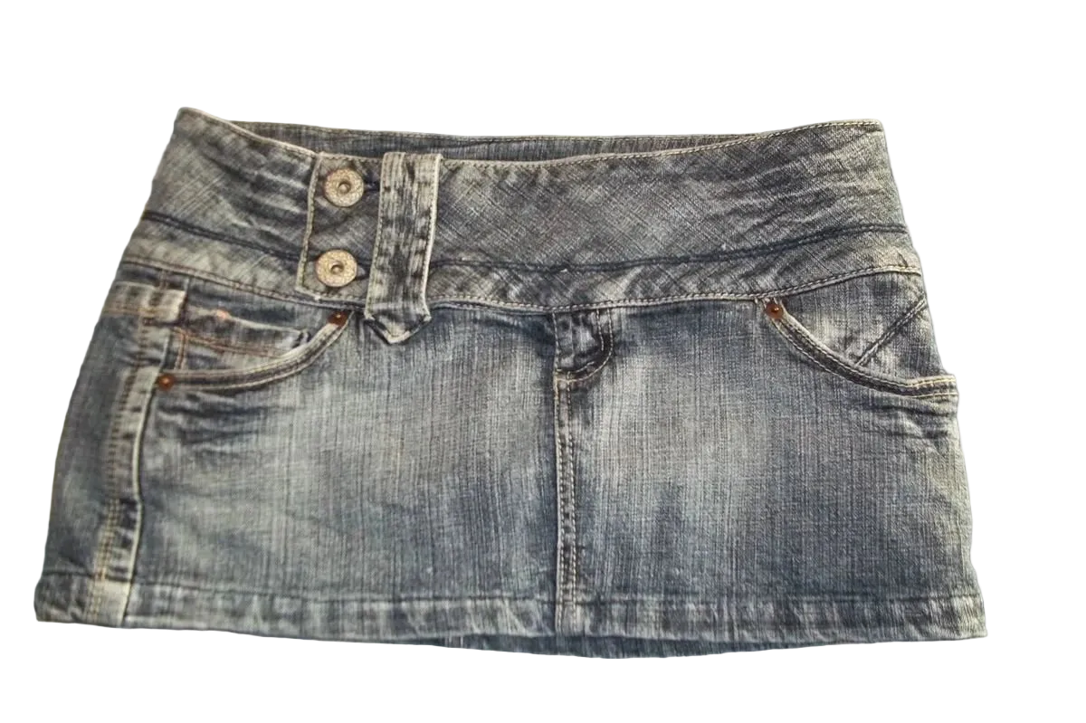 Y2K Denim Skirt