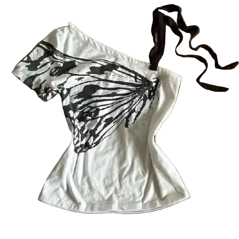 T-shirt Y2k Short Sleeve