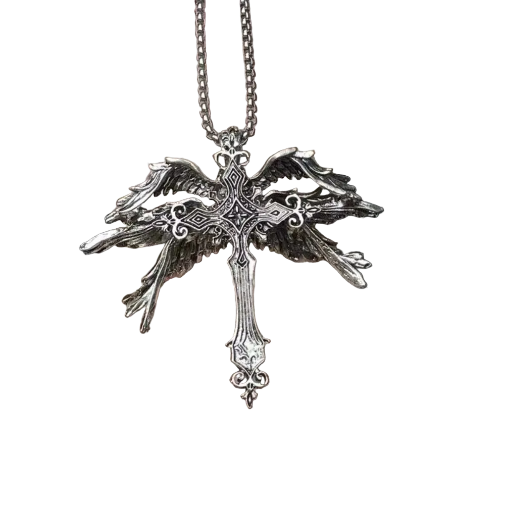 Wings Cross Necklace