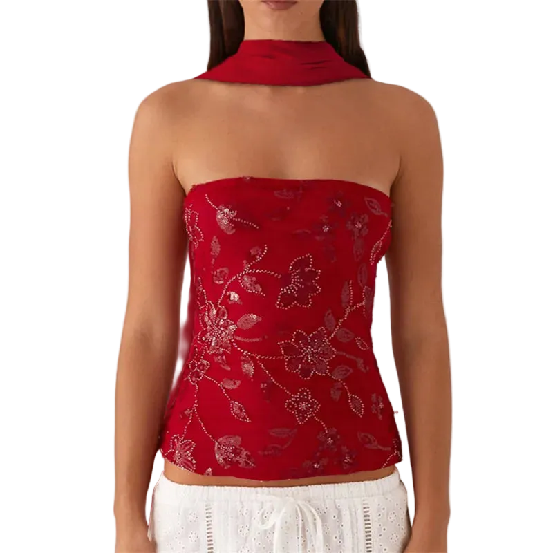 Sequin Tube Top