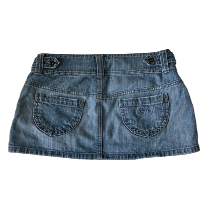 Blue Mini Skirt