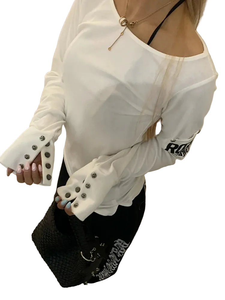 Print Shirt Long Sleece